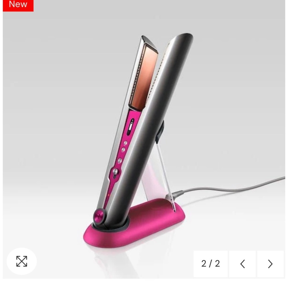 Dyson Corrale Hair Straightener - Black Nickel / Fuchsia